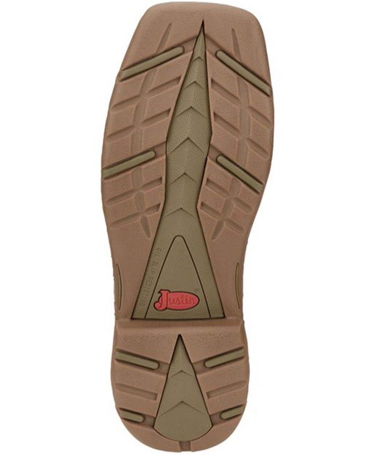 Image #7 - Justin Men's Rush Strike Camo Shaft Leather Pull On Snake Boots - Square Toe, Camouflage, hi-res