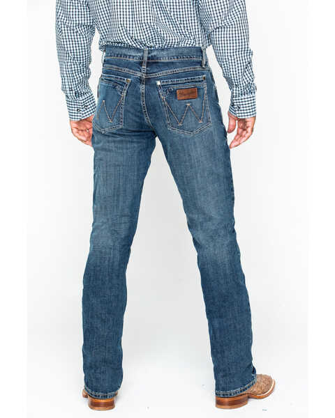 High Rise Straight Fit Men's Jeans - Dark Wash