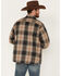 Ariat Men's Heston Shirt Flannel Jacket, Tan, hi-res