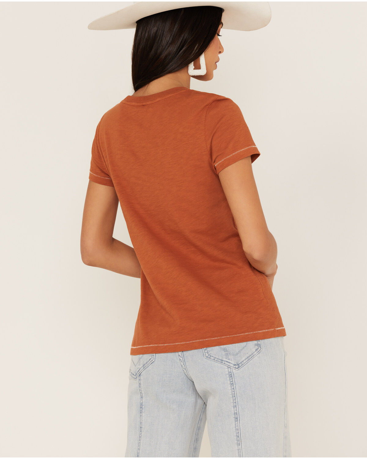 Image #4 - Shyanne Women's Follow The Sun Desert Graphic Tee, Brown, hi-res