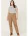 Image #1 - Ariat Women's Rebar PR Made Tough Straight Pants - Plus, Khaki, hi-res