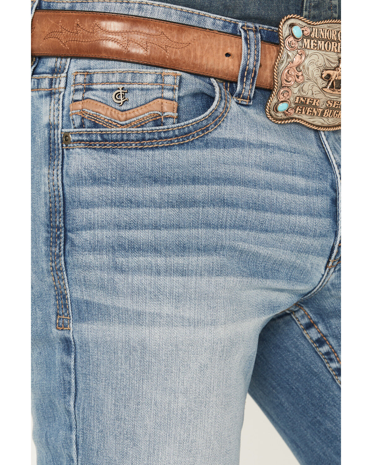 Image #2 - Cody James Men's Gunner Wash Jackson Slim Straight Stretch Denim Jeans, Light Wash, hi-res