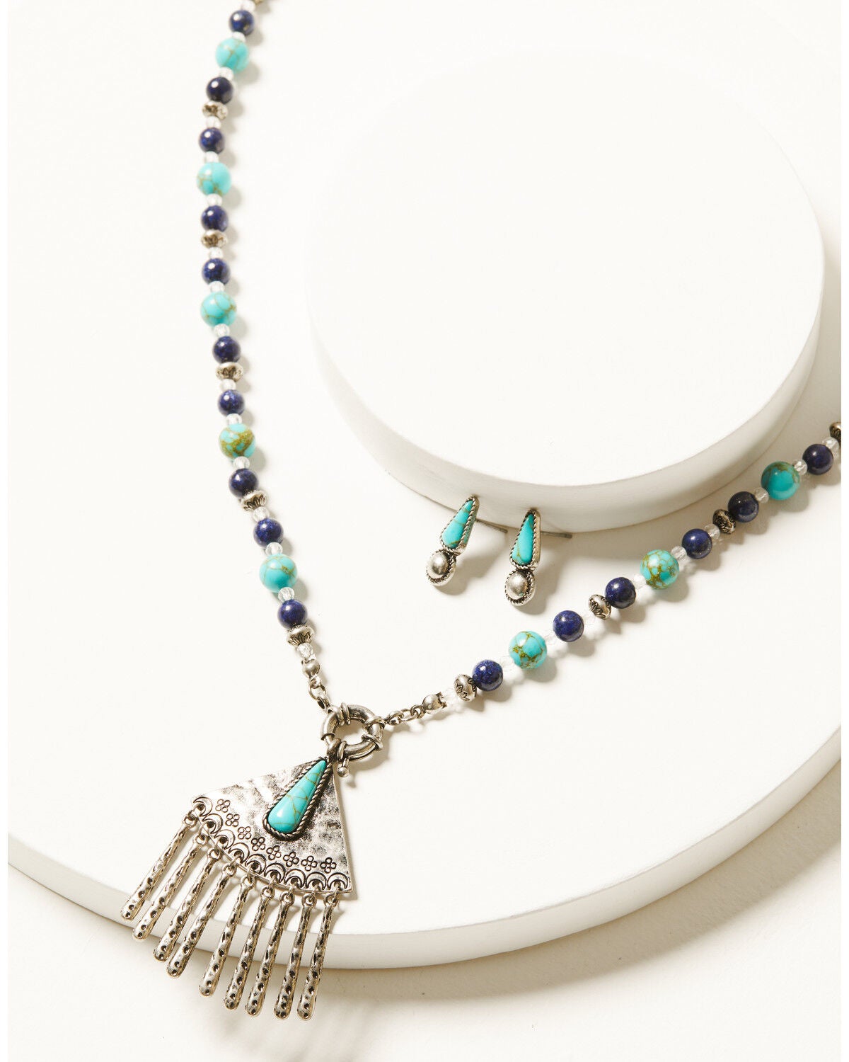Shyanne Women's Isla Oasis Jewelry Set - 2 Piece, Silver, hi-res