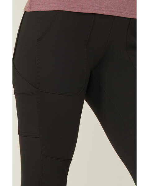 Carhartt Women's Force Fitted Midweight Utility Leggings Stretch Black Sz  XS 0-2