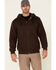 Hawx Men's Brown Martin Insulated Zip-Front Hooded Work Jacket , Brown, hi-res