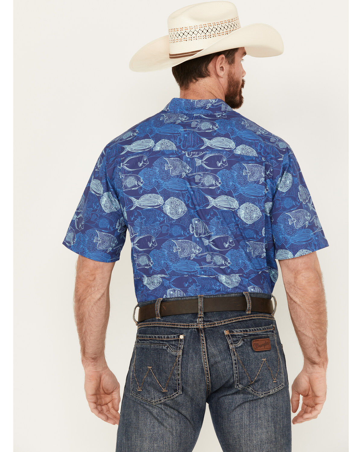 Product Name:  Ariat Men's VentTEK Outbound Print Classic Fit Short Sleeve Performance Shirt