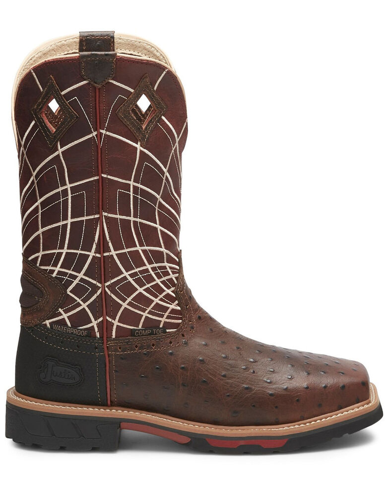justin composite toe cowboy boots