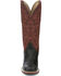 Justin Women's Exotic Full Quill Ostrich Western Boots - Broad Square Toe, Black, hi-res
