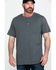 Image #1 - Hawx Men's Pocket Henley Short Sleeve Work T-Shirt, Charcoal, hi-res