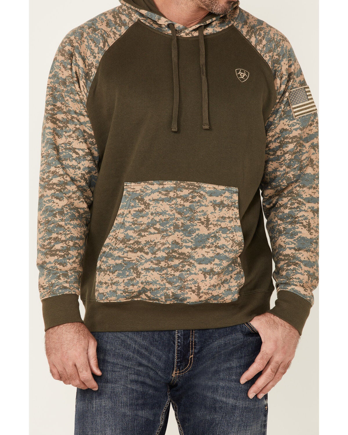 Ariat Men's Sage Camo Patriot Hooded 