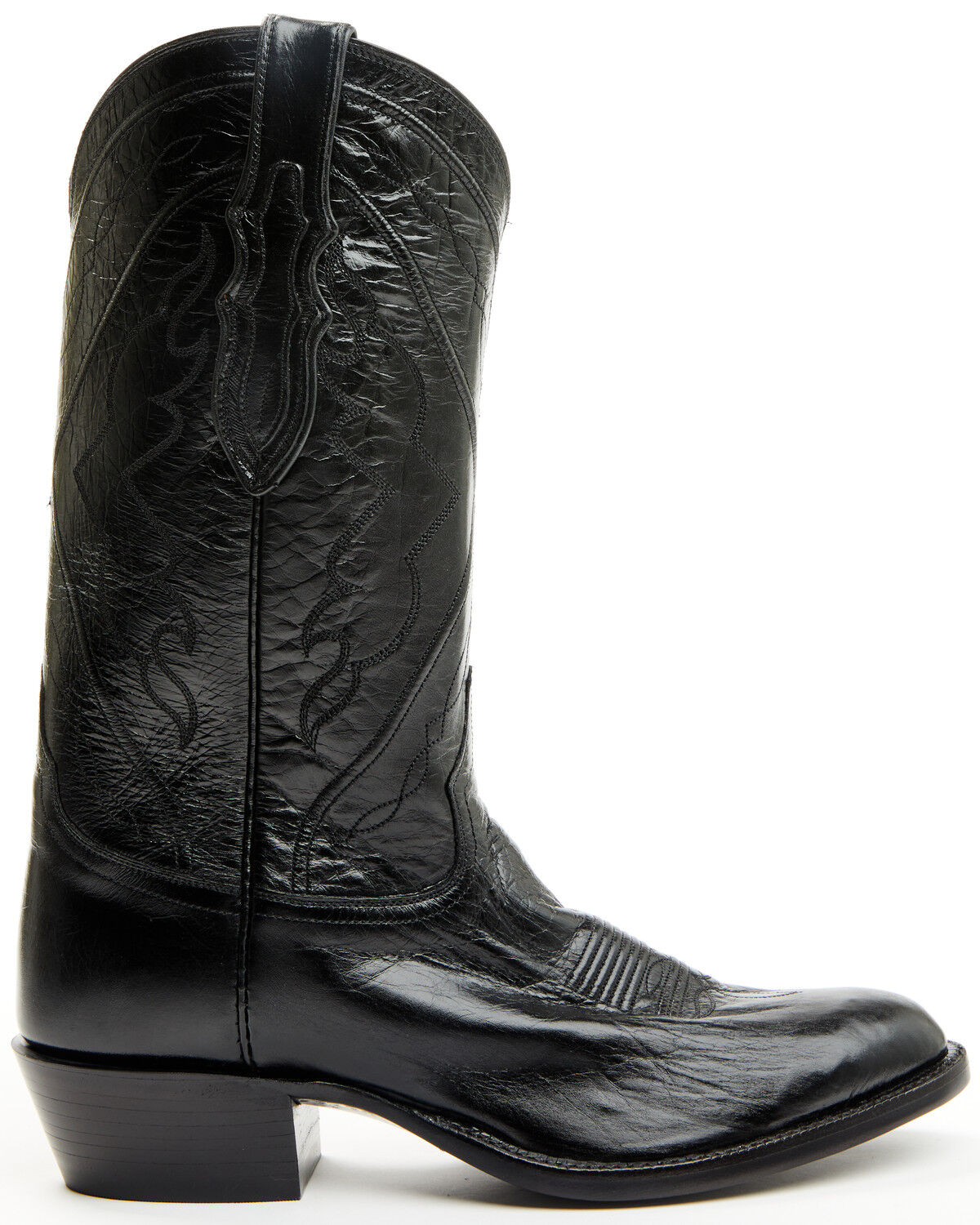 Image #2 - Tony Lama Men's Midnight Western Boots - Round Toe, Black, hi-res