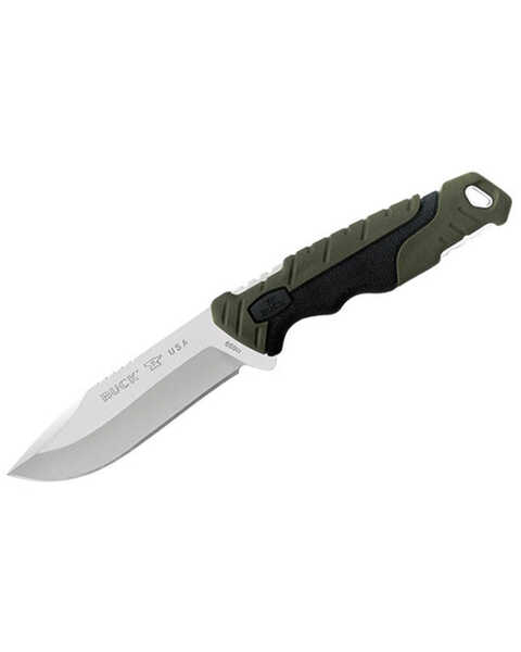 Image #1 - Buck Knives 658 Pursuit Fixed Blade Knife, Olive, hi-res