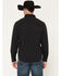 Image #4 - Seager Men's Calico Solid Long Sleeve Button-Down Flannel Shirt, Black, hi-res