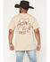 Image #1 - Ariat X Sendero Provisions Men's West Is Best Short Sleeve Graphic T-Shirt, Tan, hi-res