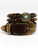 Image #1 - Idyllwind Women's Stay In The Loop Turquoise Belt, , hi-res