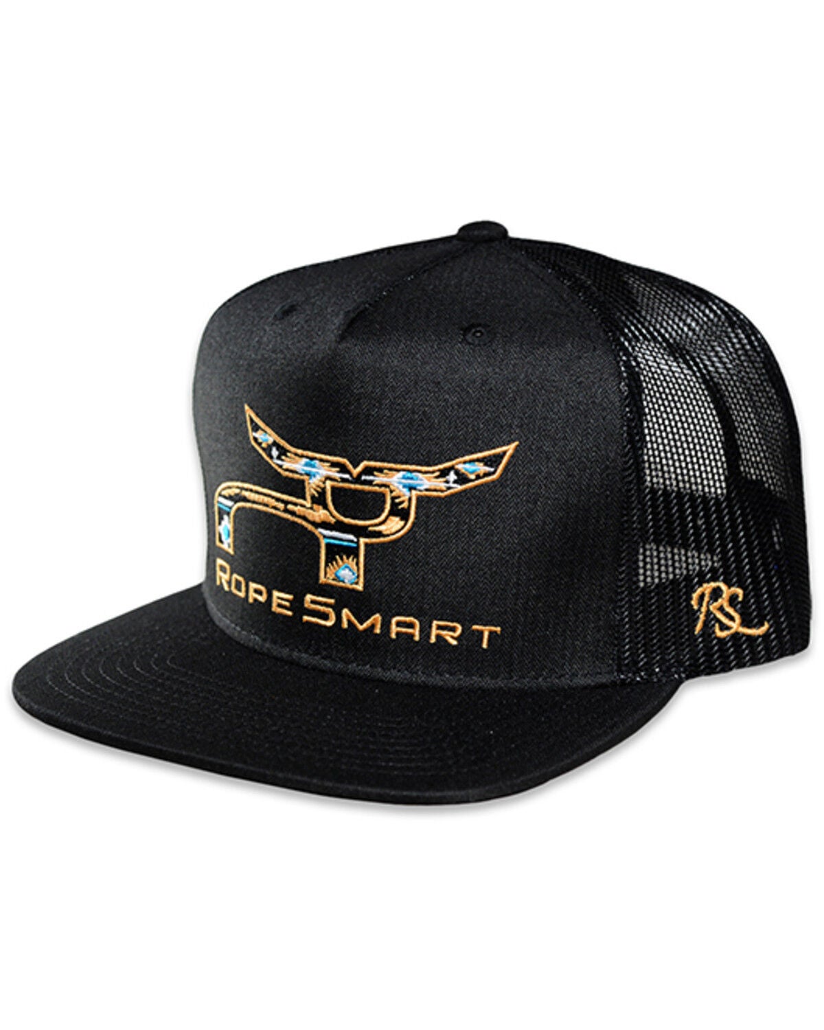 RopeSmart Men's Desert Blue Santa Fe Ball Cap, Black, hi-res
