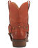 Image #4 - Dingo Women's Silverada Western Booties - Round Toe, Brown, hi-res