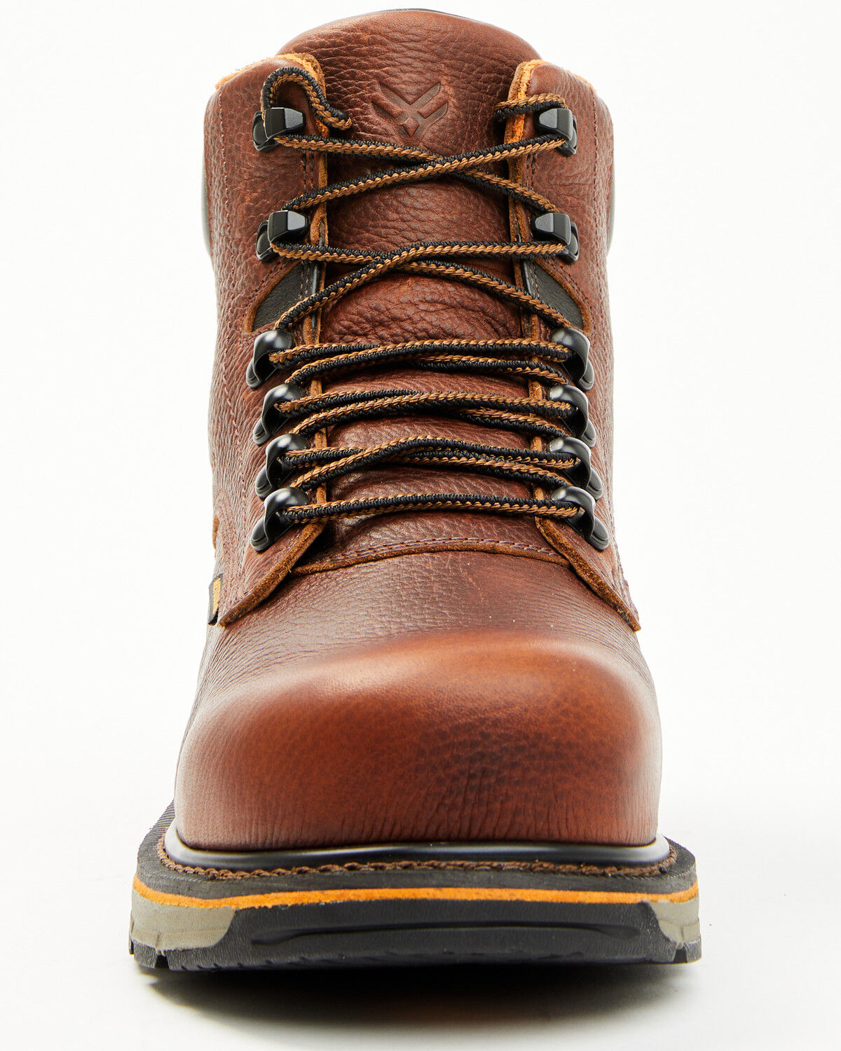 Image #4 - Hawx Men's 6" Enduro Metguard Work Boots - Composite Toe, Dark Brown, hi-res