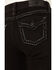 Image #2 - Miss Me Women's Mid Rise Border Pocket Bootcut Stretch Denim Jeans, , hi-res