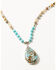 Shyanne Women's Wild Blossom Mixed Stone Pendant Necklace, Multi, hi-res