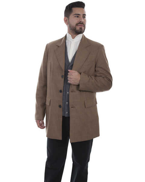 Image #1 - Scully Men's Tan Town Coat, Tan, hi-res