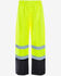 Image #2 - Utility Pro Men's HiVis Waterproof Rain Pants, Yellow, hi-res