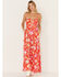 Free People Women's Wisteria Floral Print Maxi Dress, Orange, hi-res