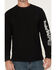 Image #3 - Timberland PRO Men's Core Logo Long Sleeve T-Shirt, Black, hi-res