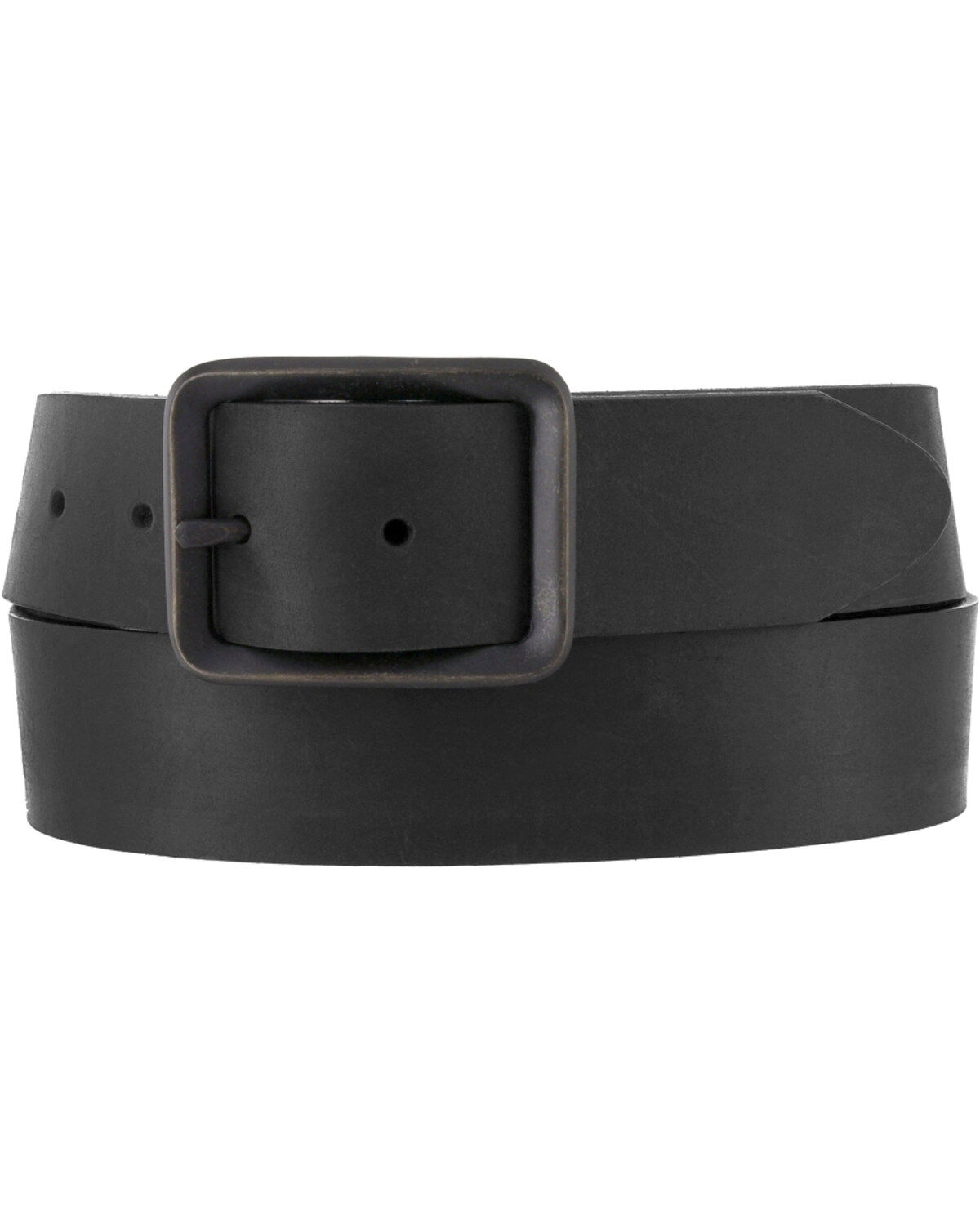 Image #1 - Chippewa Men's Buckskin Leather Belt, Black, hi-res