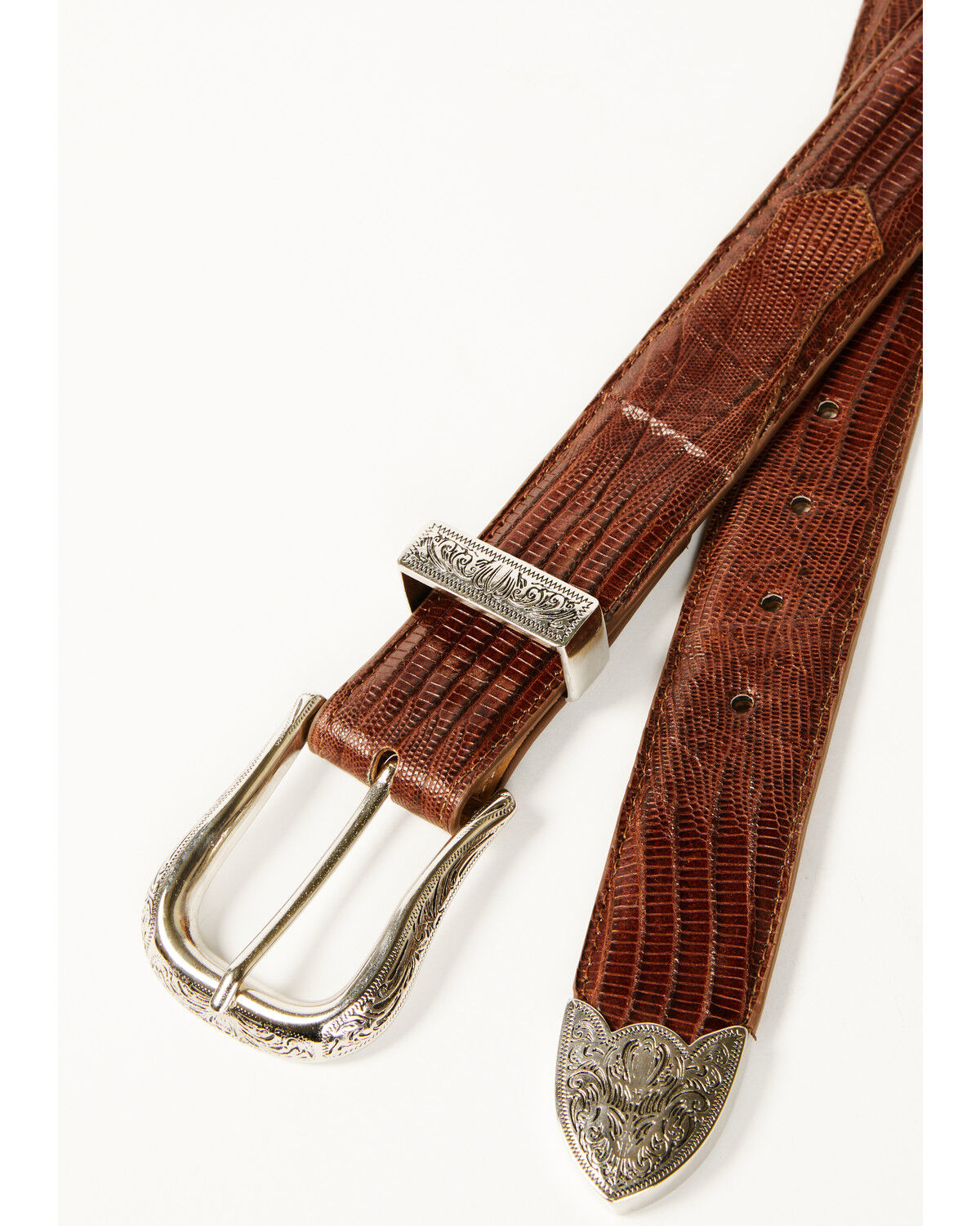 Image #2 - Cody James Black 1978® Men's Exotic Lizard Belt, Cognac, hi-res