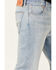 Image #4 - Levi's Men's 501® Higher Mountain Light Wash Original Fit Straight Jeans, Light Wash, hi-res