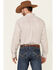 Image #4 - Cinch Men's Tencel Mini Stripe Long Sleeve Button-Down Western Shirt, Beige/khaki, hi-res
