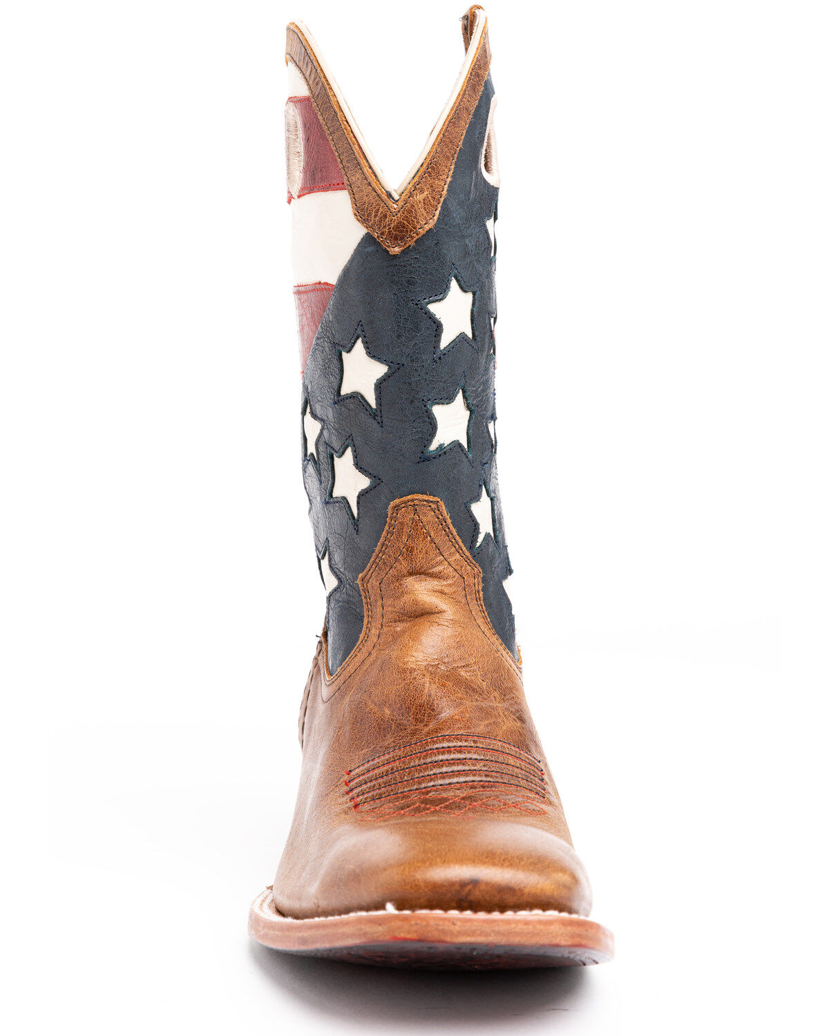red white and blue boots