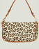 Image #3 - Wrangler Women's Boot Barn Exclusive Leopard Print Shoulder Bag with Chain, Brown, hi-res