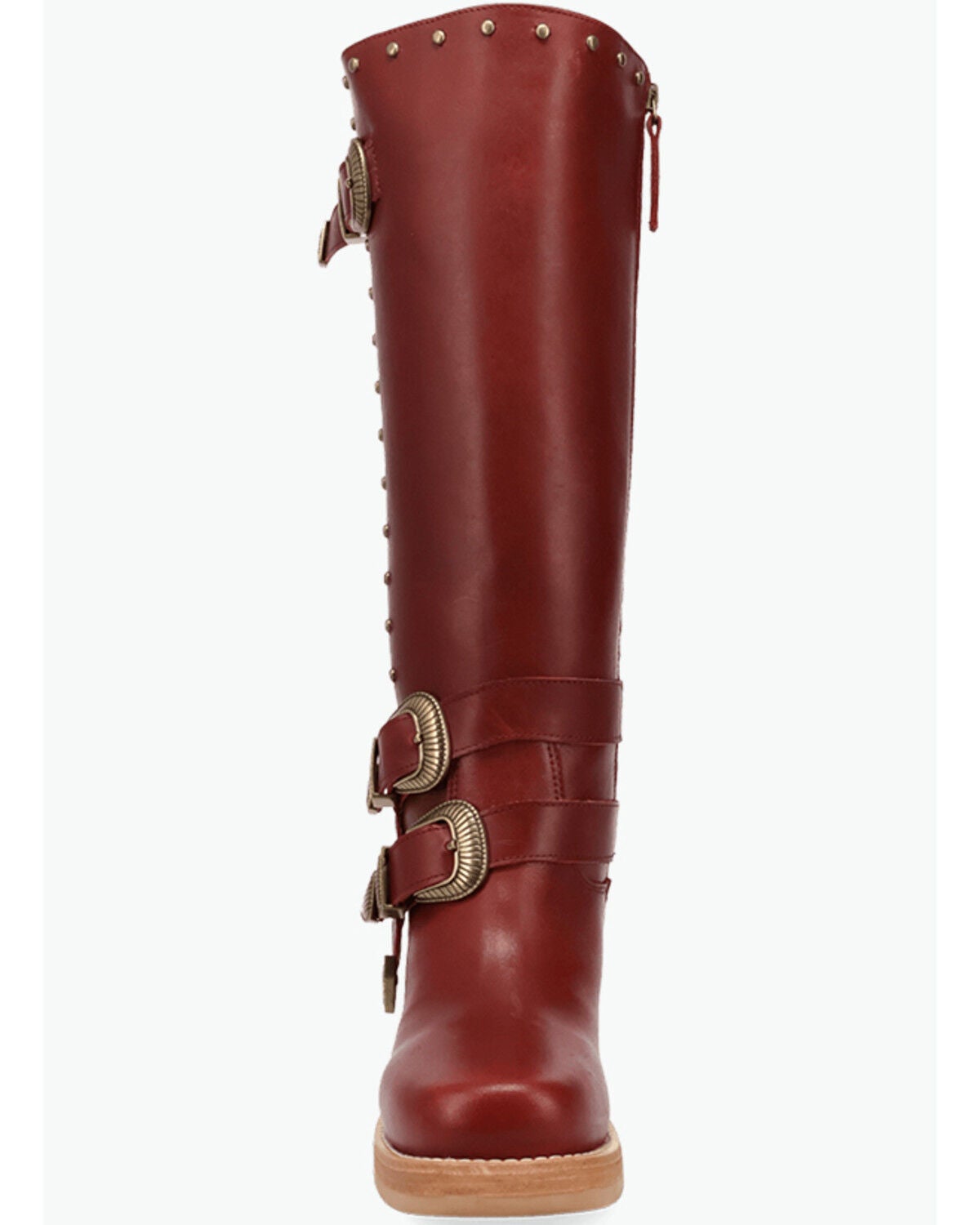 Image #4 - Dingo Women's Fillmore Tall Fashion Boots - Round Toe, Burgundy, hi-res