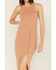 Cleo + Wolf Women's Split Side Tank Midi Dress, Beige/khaki, hi-res