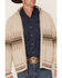 Image #3 - Pendleton Men's Sawtooth Buck Zip Sweater, Oatmeal, hi-res