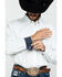 Image #4 - Cody James Core Men's Mayflower Floral Geo Print Long Sleeve Western Shirt, , hi-res