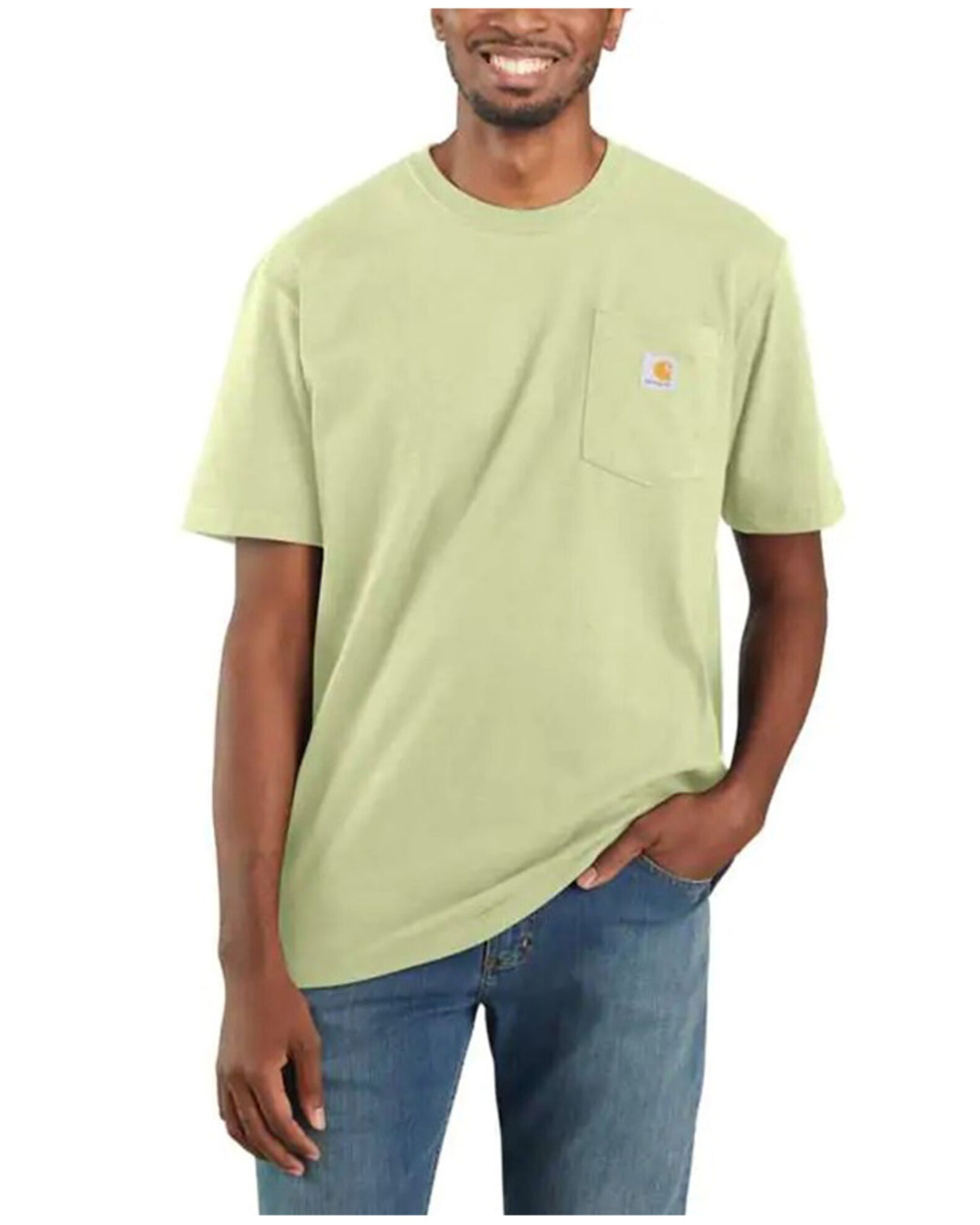 Carhartt Men s Loose Fit Heavyweight Logo Pocket Work T Shirt