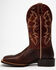 Image #3 - RANK 45 Men's Barley Western Performance Boots - Square Toe, , hi-res