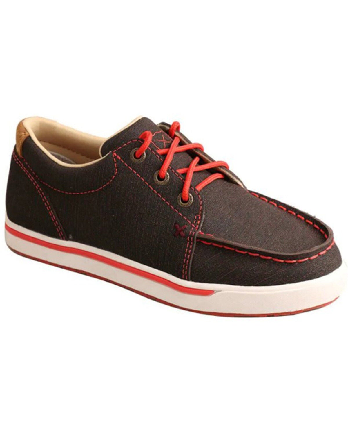 Twisted X Girls' Casual Kicks, Black, hi-res