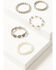 Image #1 - Shyanne Women's Luna Bella Concho Bracelet Set - 5 Piece, Silver, hi-res