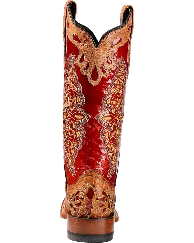 Lucchese Women's Amberlyn Exotic Ostrich Western Boots Boot Barn