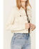 Image #3 - Shyanne Women's Cropped Fray Western Jacket, Natural, hi-res