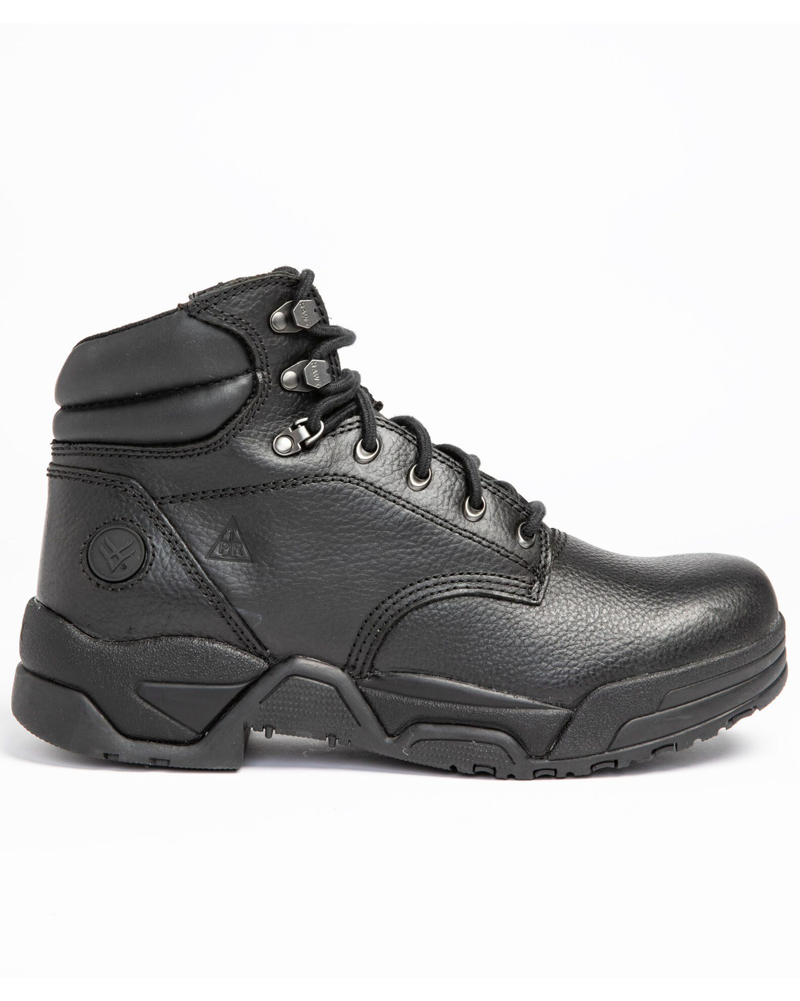 Image #2 - Hawx Men's 6" Enforcer Work Boots - Soft Toe, Black, hi-res