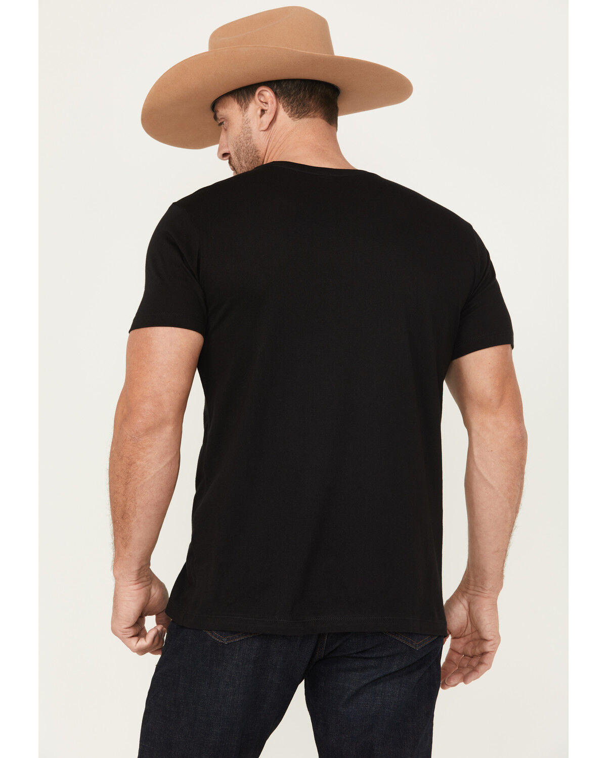 Image #4 - Boot Barn Men's Logo Short Sleeve Graphic T-Shirt, Black, hi-res