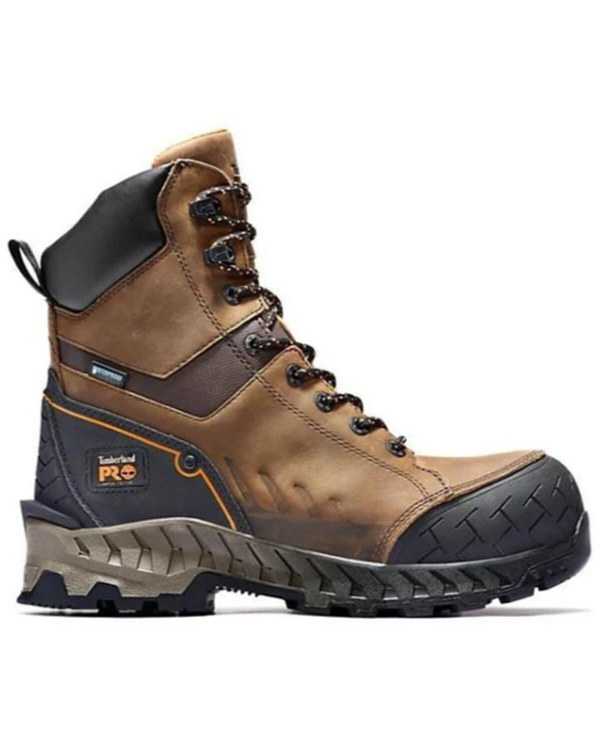 Image #2 - Timberland Pro Men's Summit Waterproof Work Boots - Composite Toe, Brown, hi-res