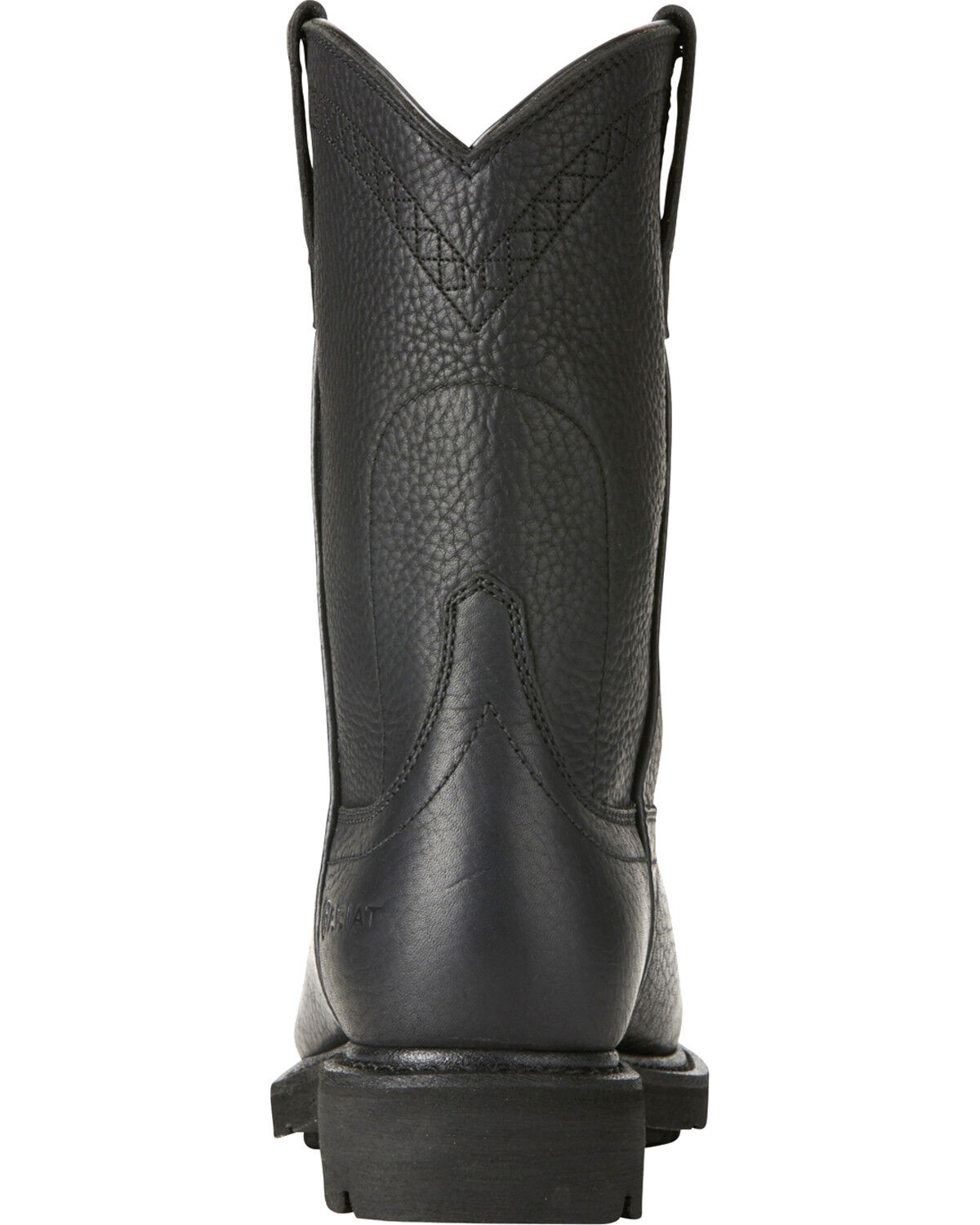 ariat sierra black work boots