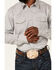 Image #2 - Blue Ranchwear Men's Twill Long Sleeve Snap Western Workshirt, Light Grey, hi-res