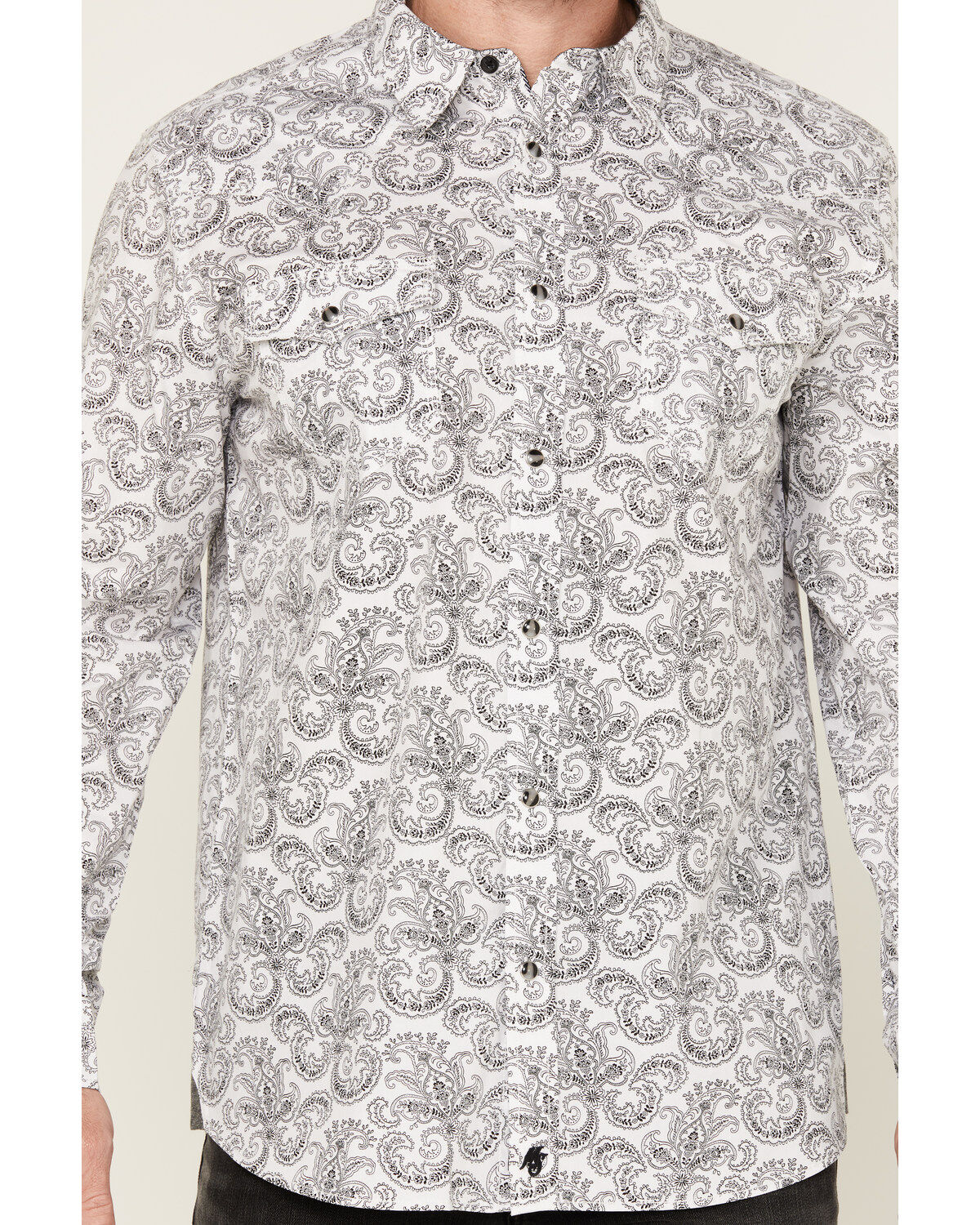 Product Name:  Moonshine Spirit Men's Empire Paisley Print Long Sleeve Snap Western Shirt